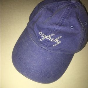 Blue "crybaby" hat
